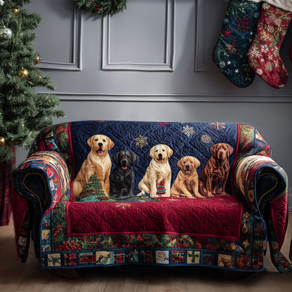 Merel - Quilted Sofa Cover Labrador Retriever