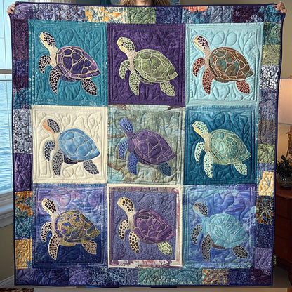 Lenora - Quilted Blanket - Coastal Bliss