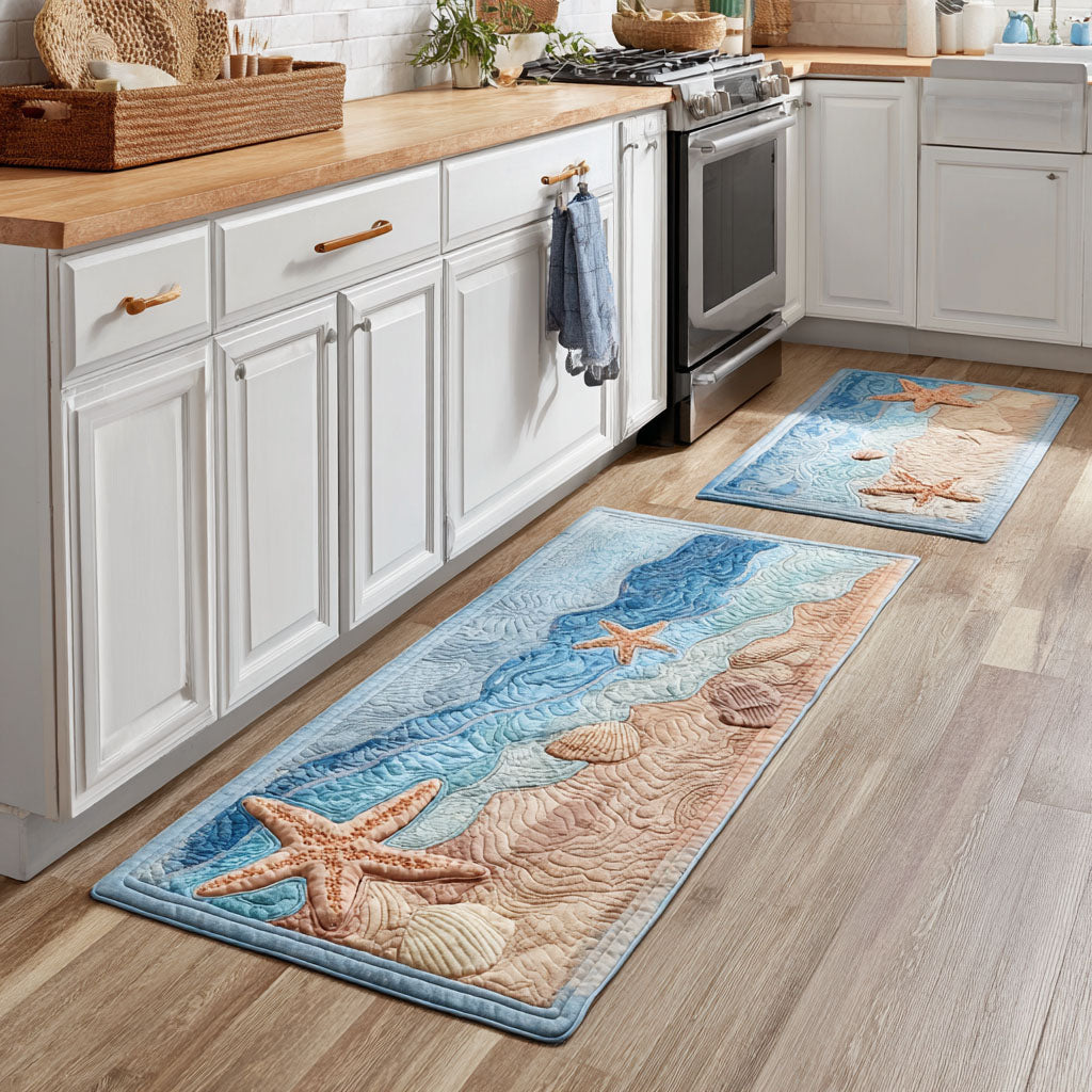 Lexi - 2-Piece Kitchen Mat Set - Calming Sea