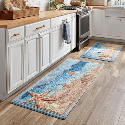 Lexi - 2-Piece Kitchen Mat Set - Calming Sea
