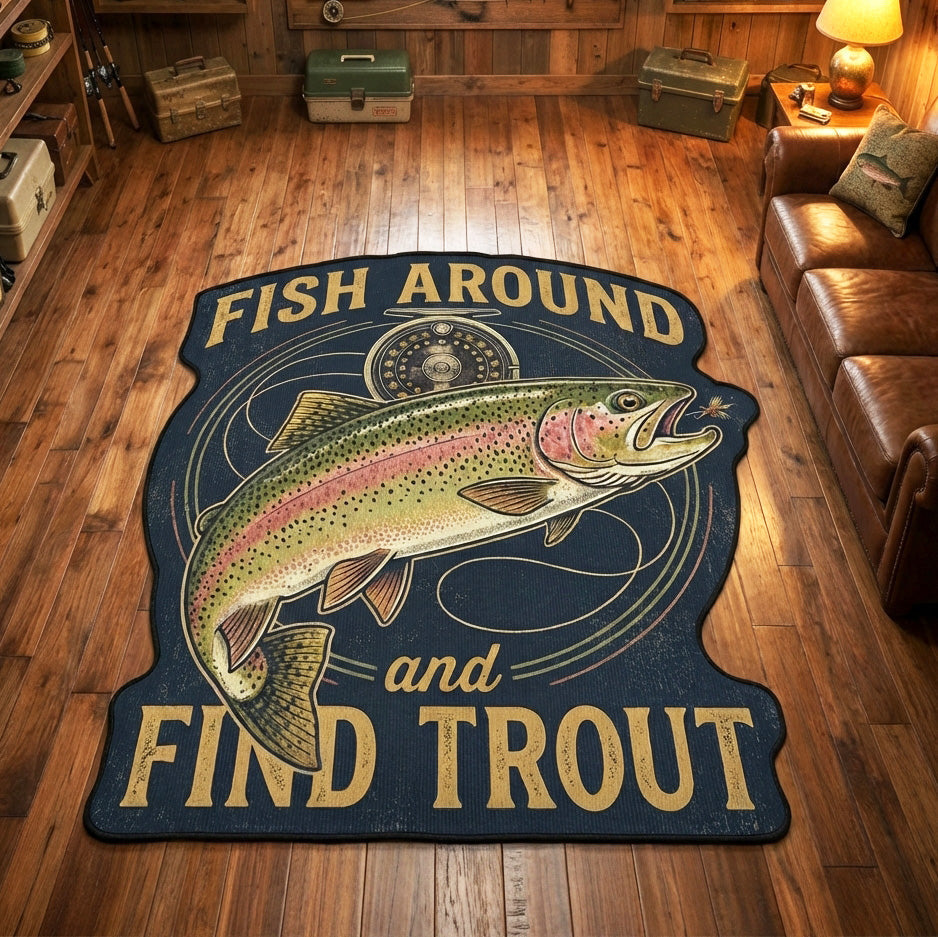 Liana - Shaped Area Rug - Trout