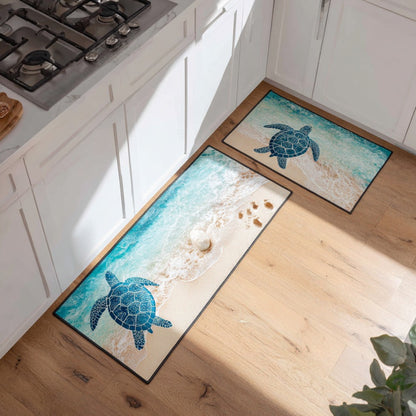Liberty - 2-Piece Kitchen Mat Set - Sea Harmony