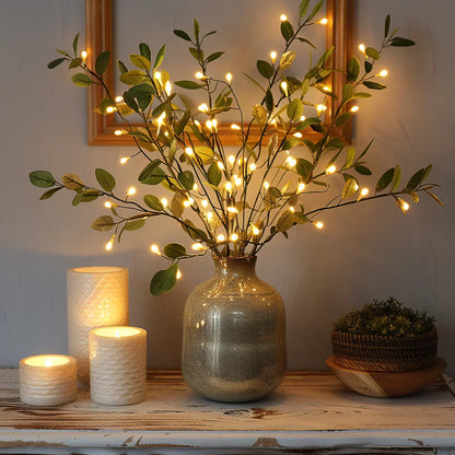 Lighted Olive Tree