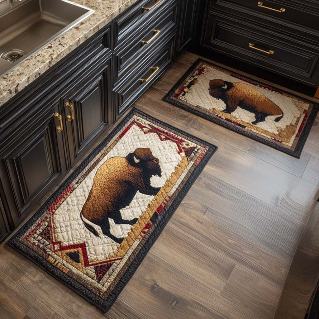 Lindsay - 2-Piece Kitchen Mat Set - Spirit Bison