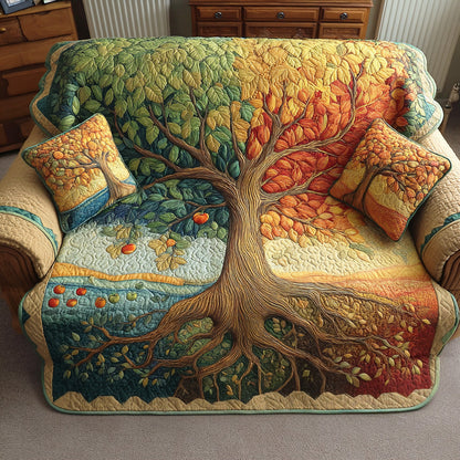 Zoë - Quilted Sofa Cover Tree of Life