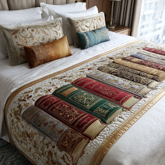 Lyra - Quilted Bed Runner - Elegant Bloom