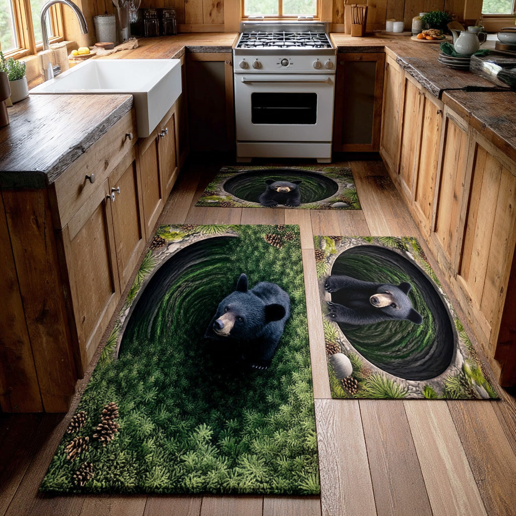 Maci - 2-Piece Kitchen Mat Set - Forest Strength