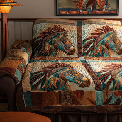 Elin - Quilted Sofa Cover Decorative Pattern