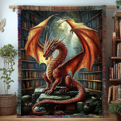Makayla - Quilted Blanket Literary Dragon