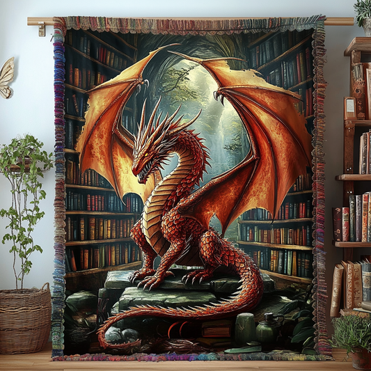 Makayla - Quilted Blanket Literary Dragon
