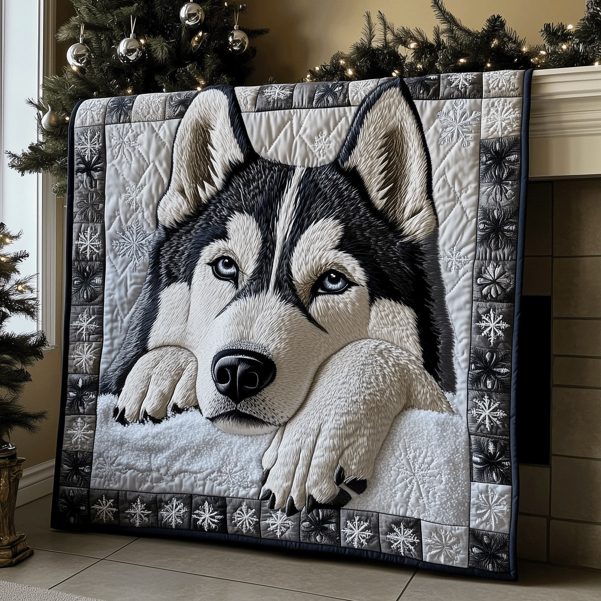 Mallory - Quilted Blanket - Dreamy Husky