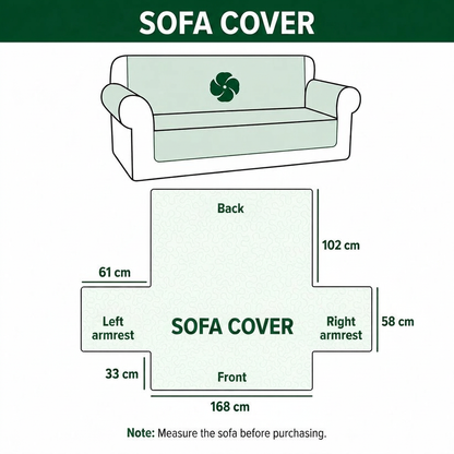 Britta - Quilted Sofa Cover Pattern Winter