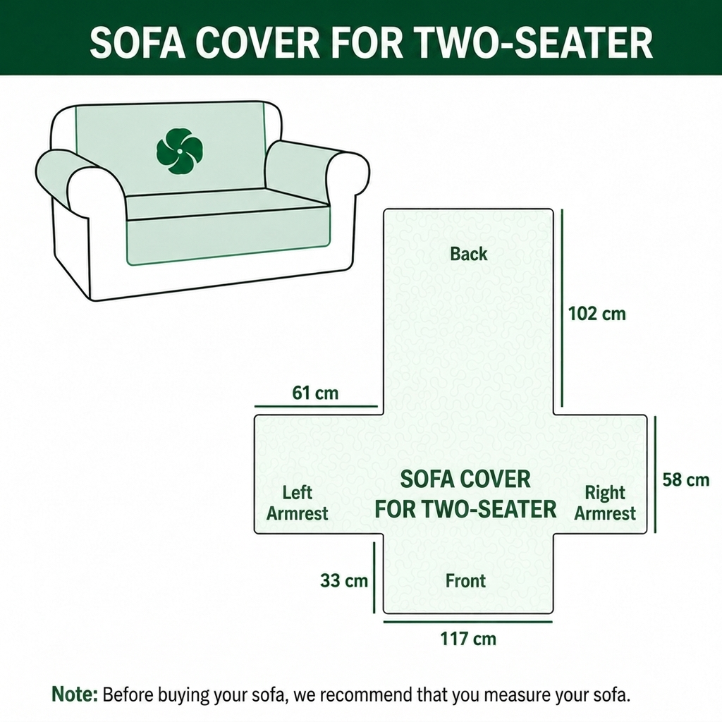 Britta - Quilted Sofa Cover Pattern Winter