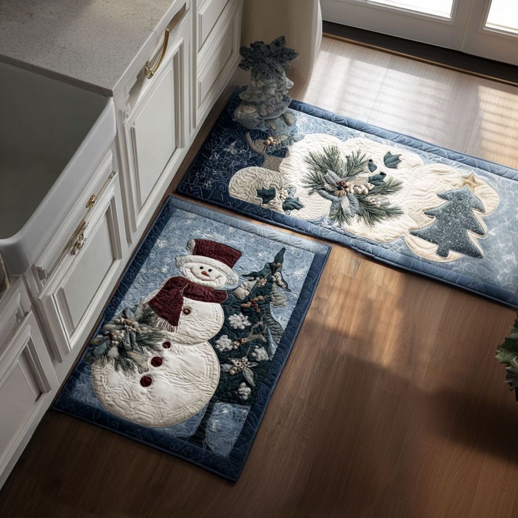 Mara - 2-Piece Kitchen Mat Set - Winter Cheer