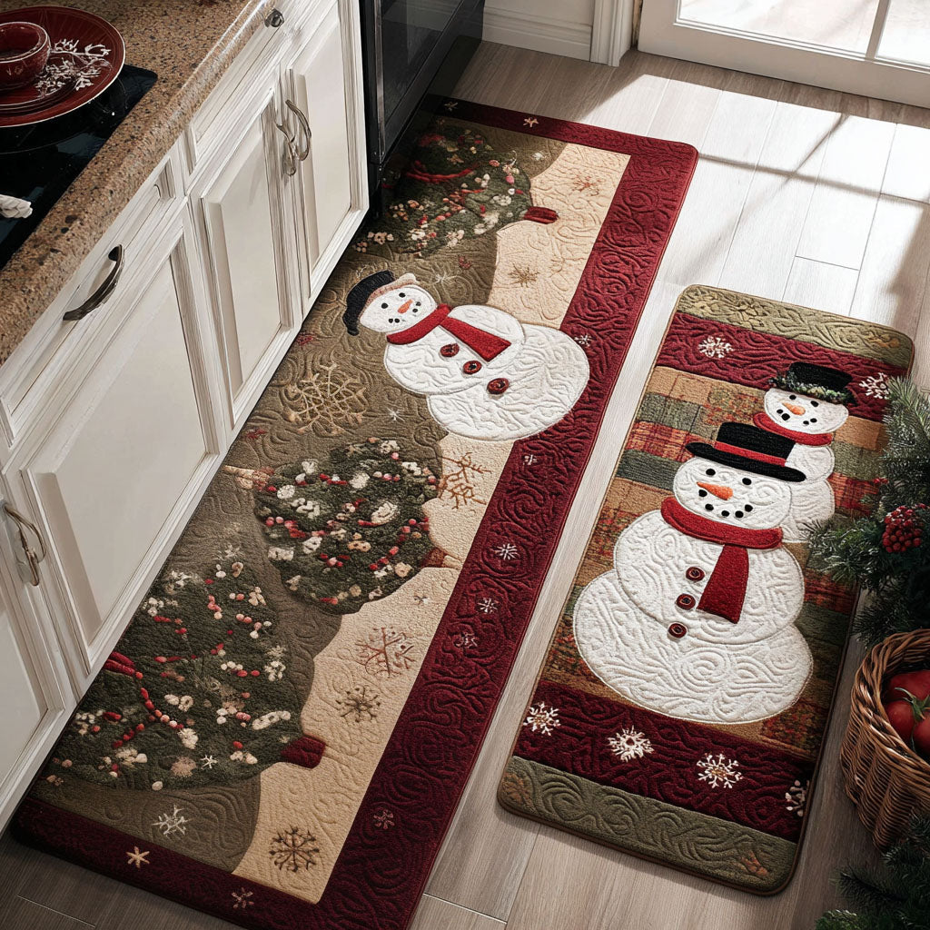 Mariam - 2-Piece Kitchen Mat Set - Winter Cheer