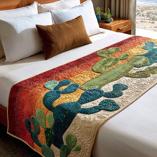 Marilee - Quilted Bed Runner - Desert Starburst