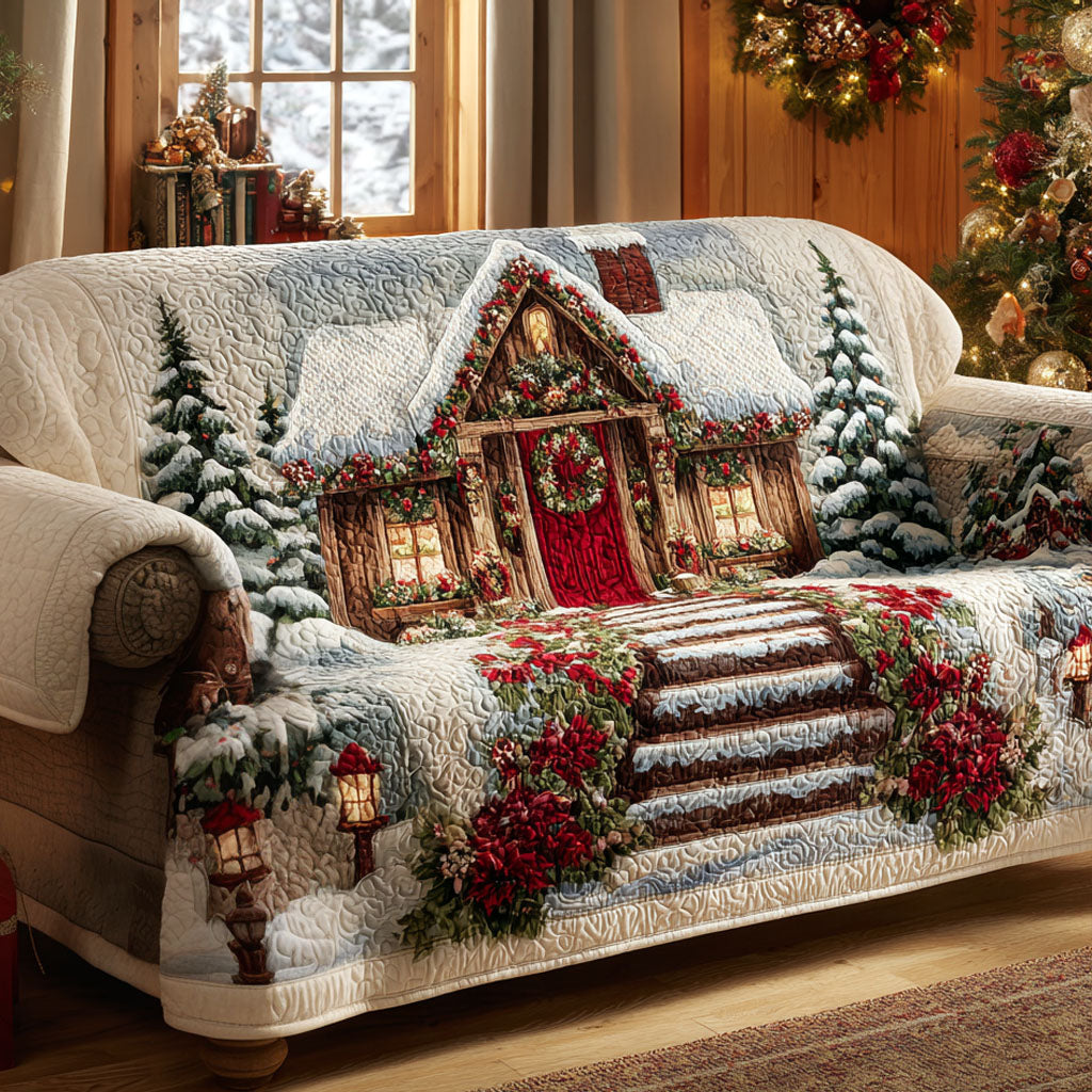 Maylee - Quilted Sofa Cover Chalet Winters