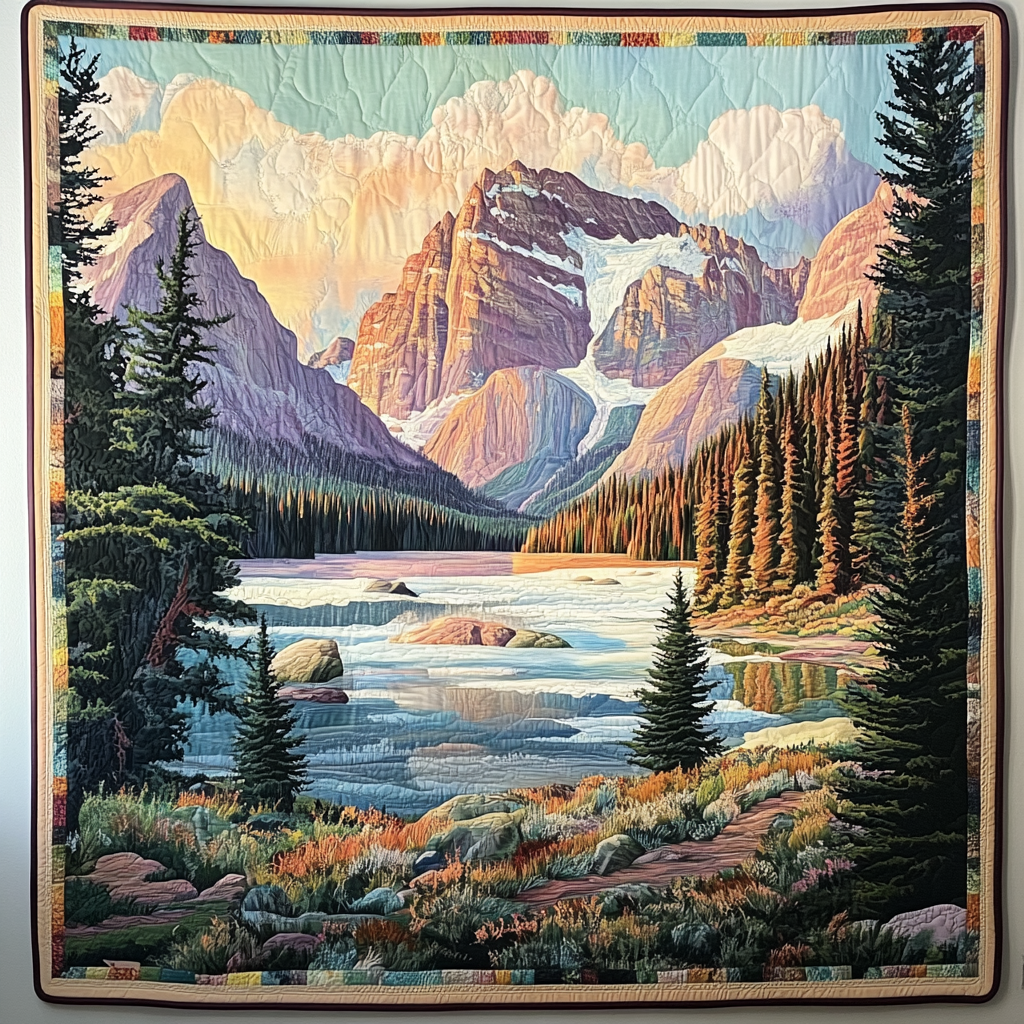 Mena - Textile Wall Art - Alpine Nature