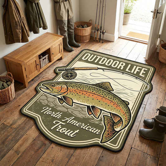 Merritt - Shaped Area Rug - Heritage Trout