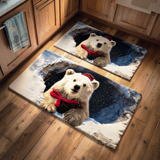 Mia - 2-Piece Kitchen Mat Set - Woodland Stream