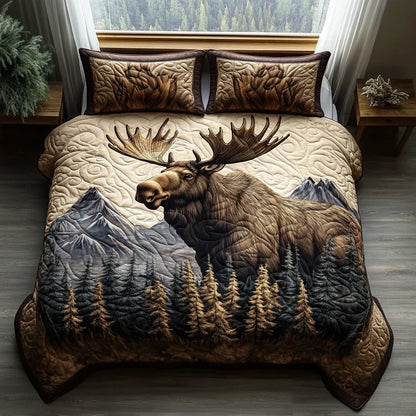 3-Piece Quilt Set - Forest Animals