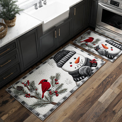 Mya - 2-Piece Kitchen Mat Set - Morning Frost