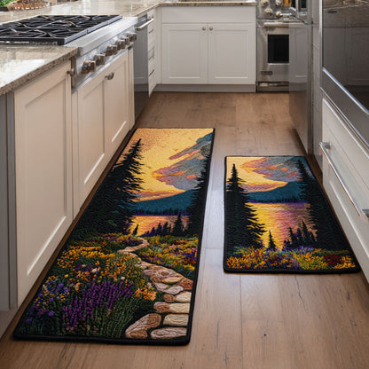 Neveah - 2-Piece Kitchen Mat Set - Mountain View
