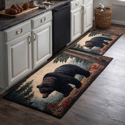 Nicolette - 2-Piece Kitchen Mat Set - Bear in the Wild