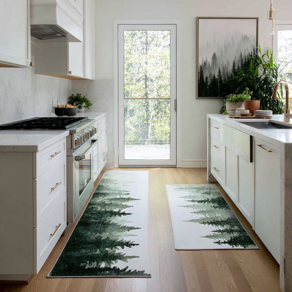 Noemi - 2-Piece Kitchen Mat Set - Calm Valley