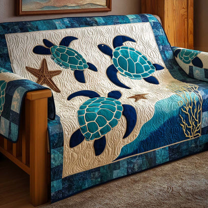 Fien - Quilted Sofa Cover Turtle