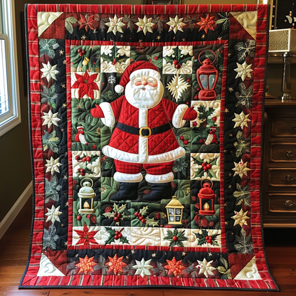 Odessa - Quilted Blanket - Santa Claus