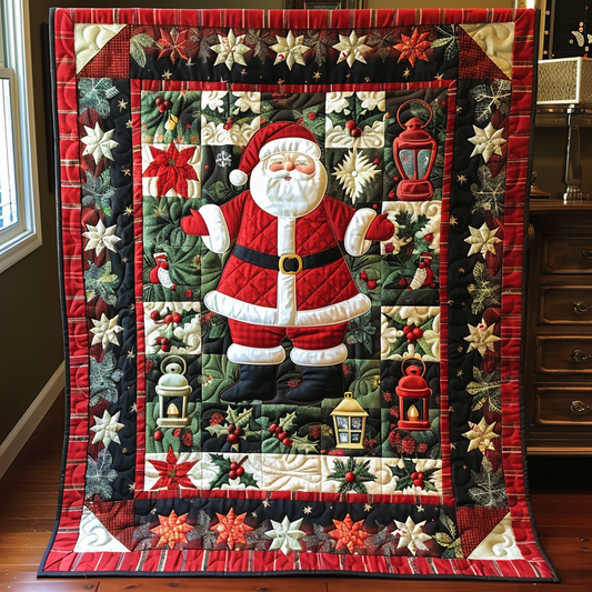 Odessa - Quilted Blanket - Santa Claus