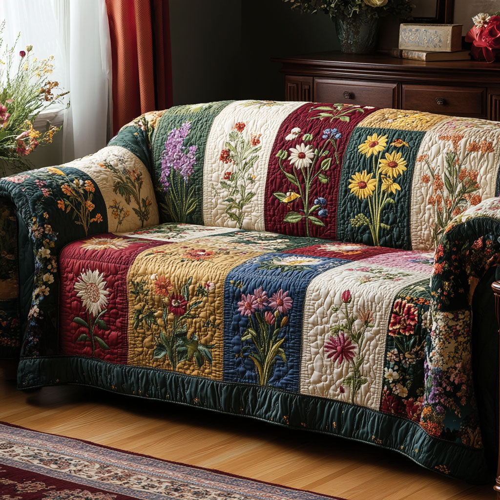 Ofelia - Quilted Sofa Cover Cozy