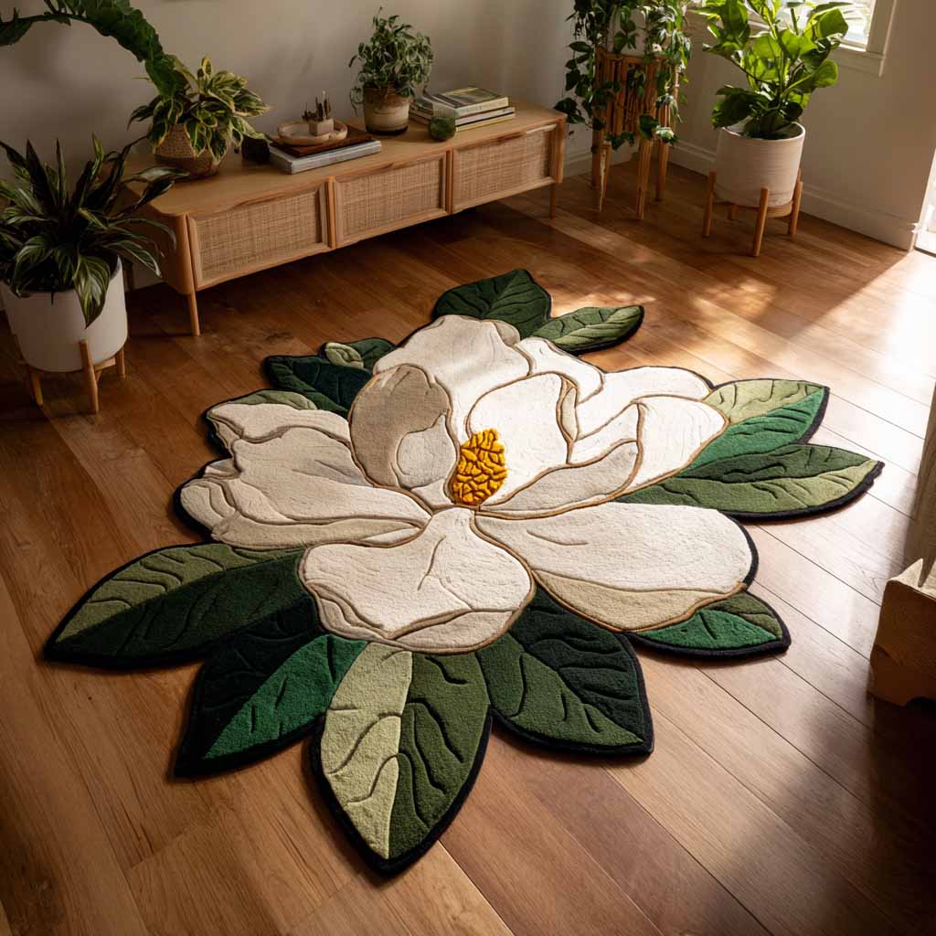 Orla - Shaped Area Rug - Flower