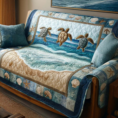 Fien - Quilted Sofa Cover Turtle
