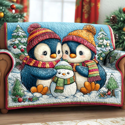Astrid - Quilted Sofa Cover Christmas Pattern