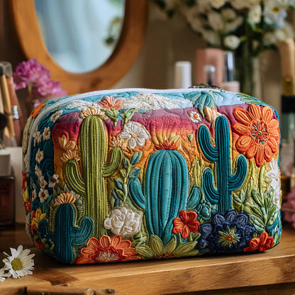 Britt - Quilted Toiletry Bag - Cheerful