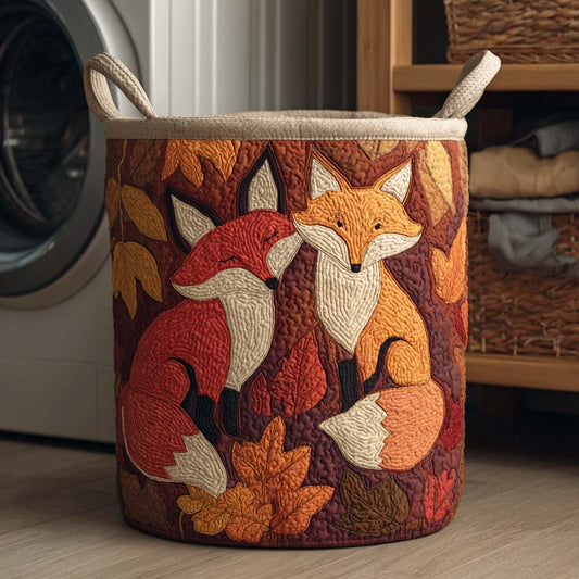 Quilted Laundry Basket - Autumn Glow