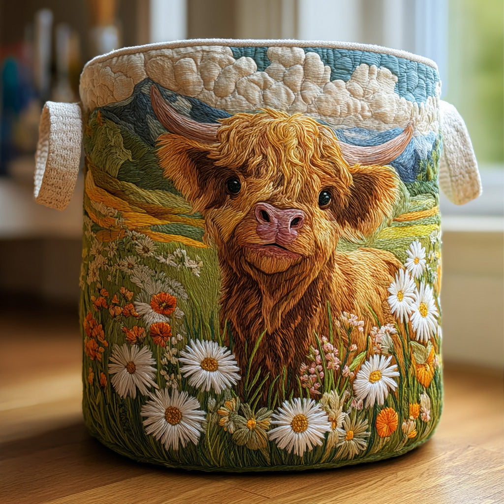 Quilted Laundry Basket - Blooming Highlands