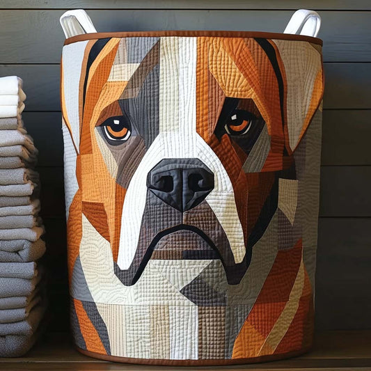Quilted Laundry Basket - Bold Boxer