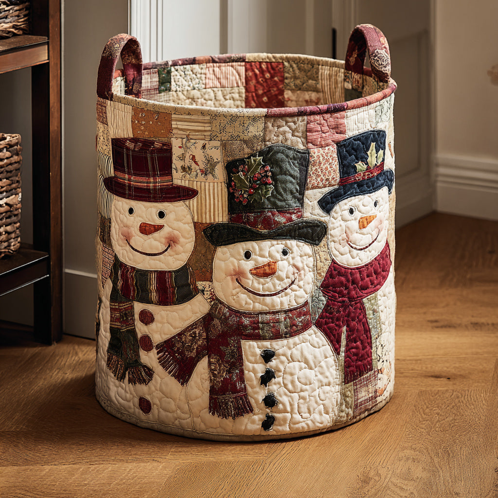 Quilted Laundry Basket - Cheerful Spirit