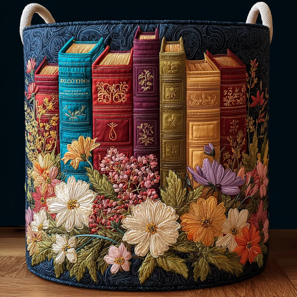 Quilted Laundry Basket - Classic Style