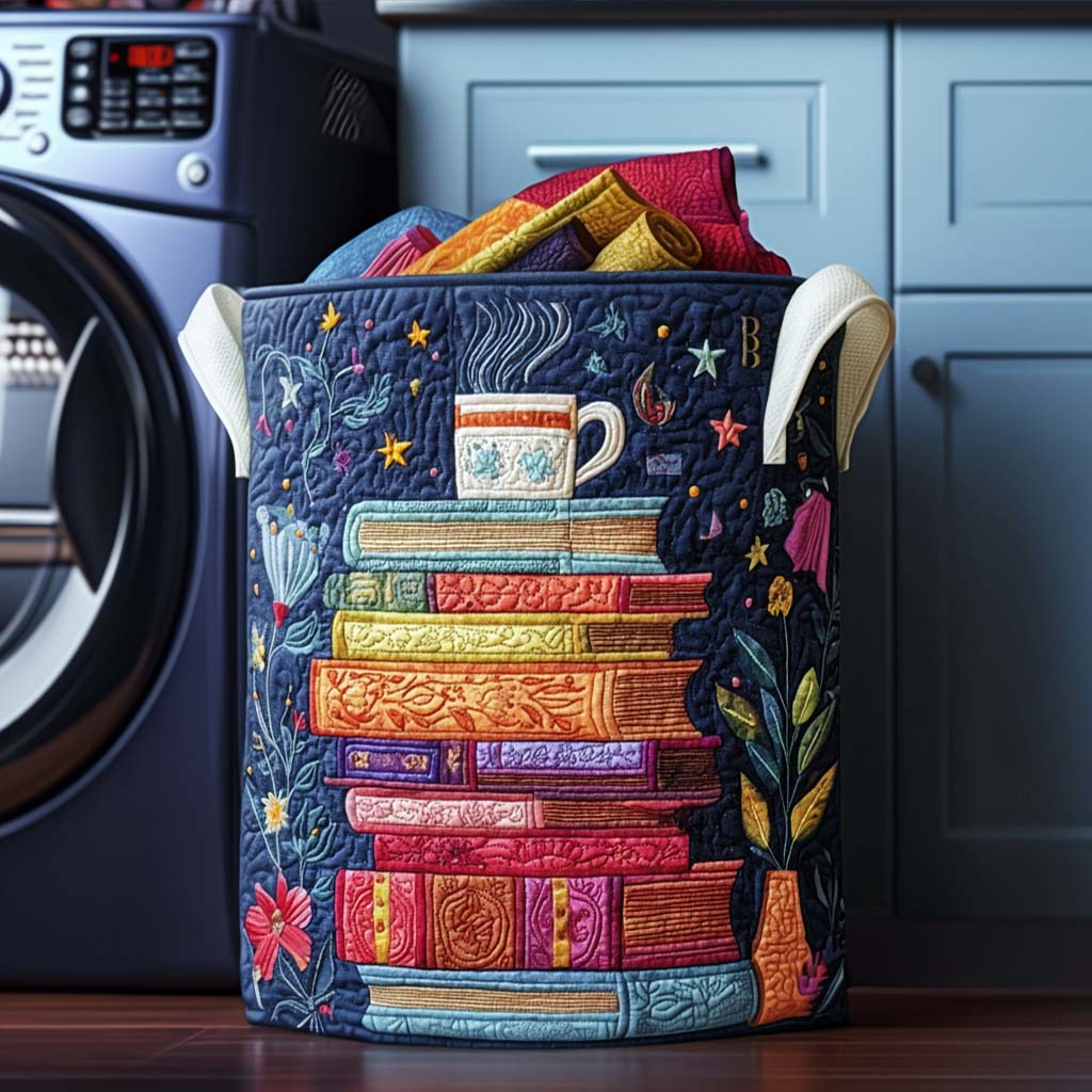 Quilted Laundry Basket - Dreamy Pages