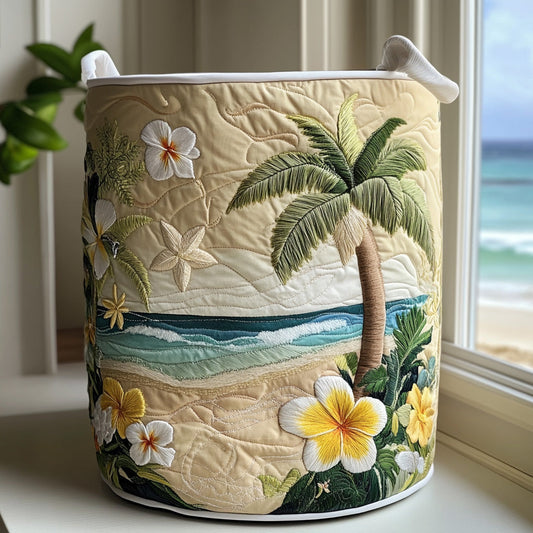 Quilted Laundry Basket - Island Shine