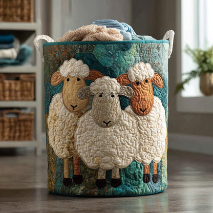 Quilted Laundry Basket - Plush Parade