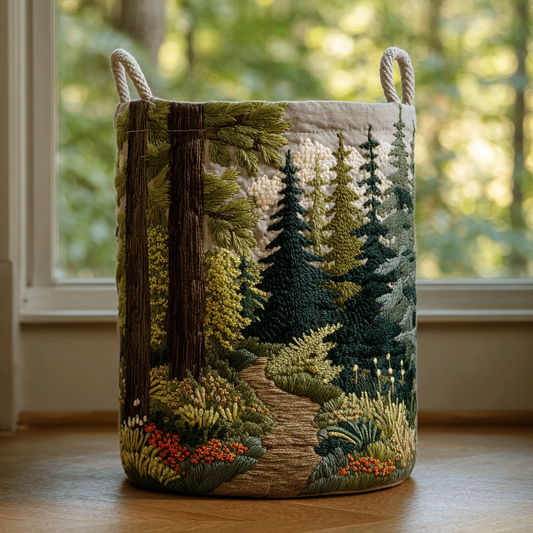 Quilted Laundry Basket - Riverbank