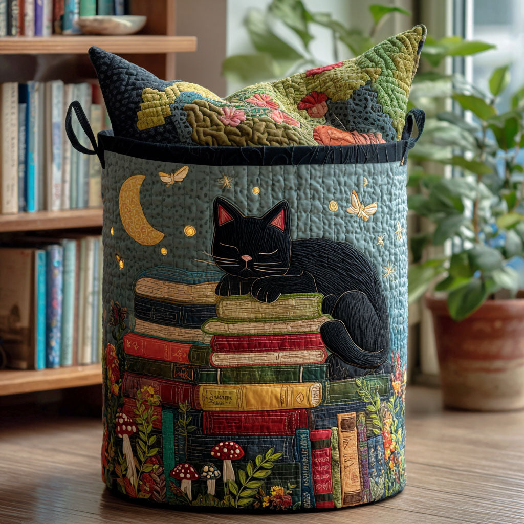 Quilted Laundry Basket - Starry Book Land
