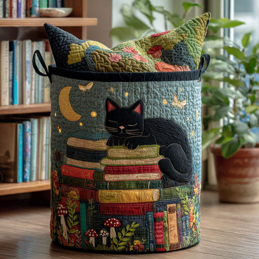 Quilted Laundry Basket - Starry Book Land