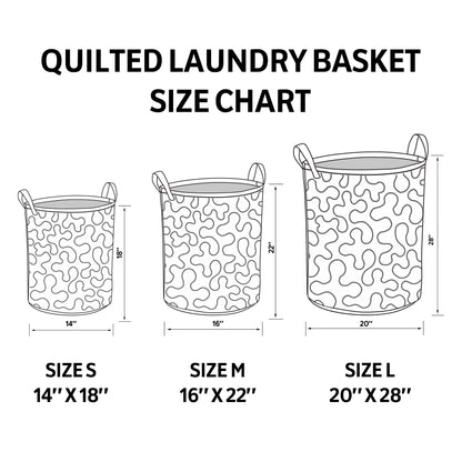 Quilted Laundry Basket - Sunflower II