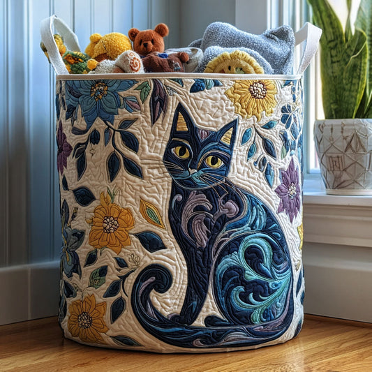 Quilted Laundry Basket - The League of Nine Lives